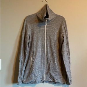 Lululemon Grey Zip-up